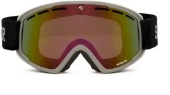Sinner Batawa OTG Skibril - Mat Grijs - Rode Lens -Professionele winterwarmtewinkel 1063 1900 batawa lichtgrijs rodelens 2