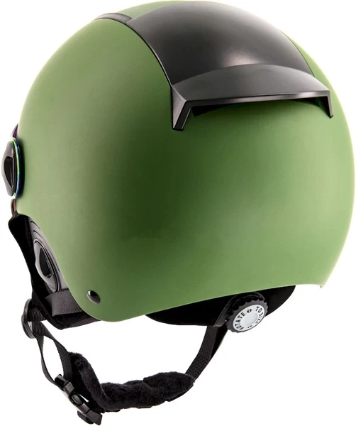 Sinner Bullit Visor Skihelm Met Vizier - Groen - Rode Lens 4 Sinner Bullit Visor Skihelm Met Vizier - Groen - Rode Lens - Afbeelding 2