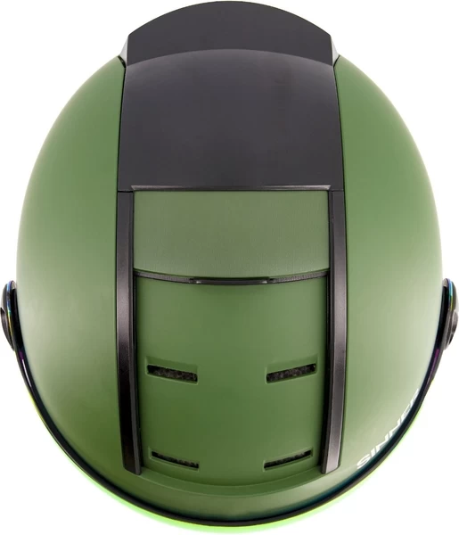Sinner Bullit Visor Skihelm Met Vizier - Groen - Rode Lens 6 Sinner Bullit Visor Skihelm Met Vizier - Groen - Rode Lens - Afbeelding 4