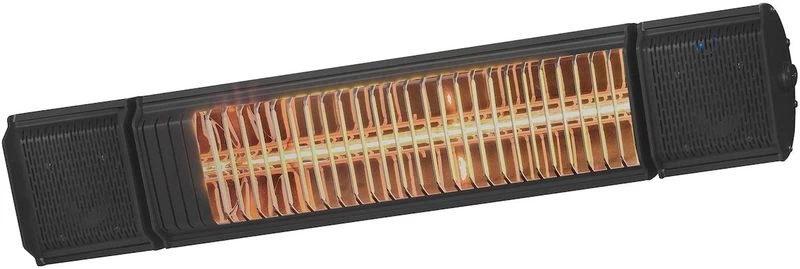 Eurom Heat And Beat Terrasverwarmer - Zwart 4 Eurom Heat And Beat Terrasverwarmer - Zwart - Afbeelding 2