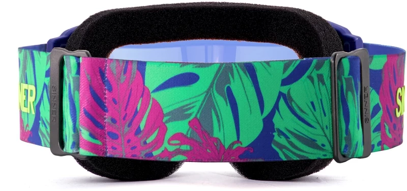 Sinner Duck Mountain Skibril Kind - Mat Blauw - Blauwe Lens 4 Sinner Duck Mountain Skibril Kind - Mat Blauw - Blauwe Lens - Afbeelding 2