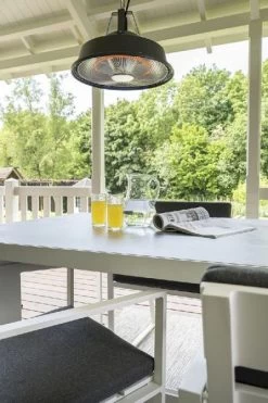 Eurom Partytent Heater 1500 Terrasverwarmer - Grijs -Professionele winterwarmtewinkel 900 600 8713415336009 partytentheater sail grey sfeer 6