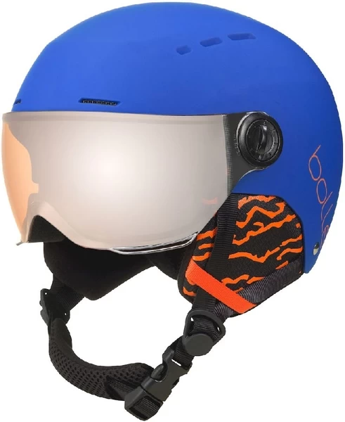BOLLE Bollé Quiz Visor Skihelm Met Vizier Kind - Blauw
