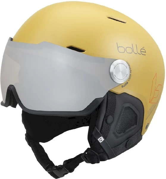 BOLLE Bollé Might Visor Skihelm Met Vizier - Zandbruin - Bruine Lens