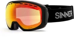 Sinner Mohawk Skibril - Mat Zwart - Oranje + Roze Lens
