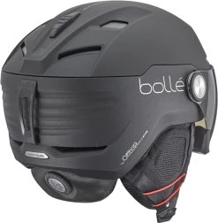 BOLLE Bollé V-Ryft Pure Visor Skihelm Met Vizier - Zwart - Blauwe Lens -Professionele winterwarmtewinkel bolle v ryft pure visor skihelm mat zwart blauwe lens 1