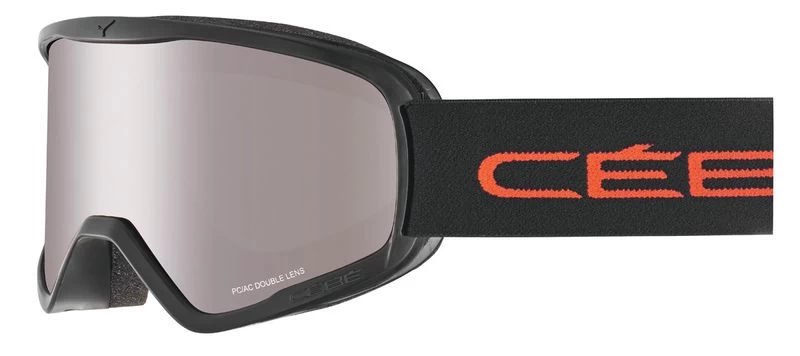 Cébé Razor L Skibril - Zwart - Grijze Lens