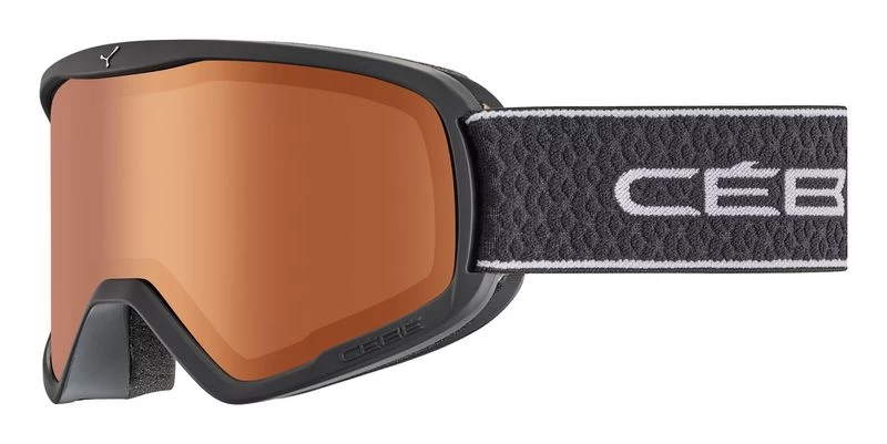 Cébé Razor L Skibril - Mat Zwart - Oranje Lens 3 Cébé Razor L Skibril - Mat Zwart - Oranje Lens