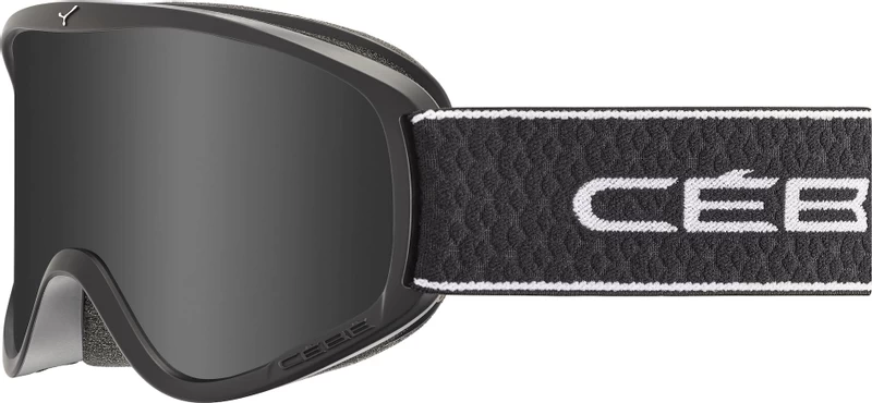 Cébé Junior Hoopoe Skibril - Mat Zwart - Zwarte Lens