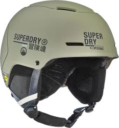Cébé Pow MIPS X Superdry Skihelm - Groen 10 Cébé Pow MIPS X Superdry Skihelm - Groen -Professionele winterwarmtewinkel ce be pow mips x superdry skihelm mat olijfgroen 1
