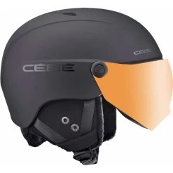 Cébé Contest Vision Skihelm Met Vizier - Zwart - Oranje Lens