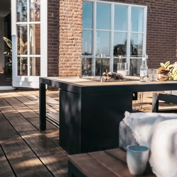 Cosi Cosiflow 120 Vuurtafel - Teak 7 Cosi Cosiflow 120 Vuurtafel - Teak - Afbeelding 5