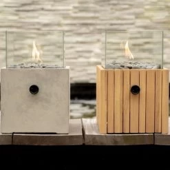 Cosi Cosiscoop Timber Gaslantaarn - Vierkant -Professionele winterwarmtewinkel cosi cosiscoop timber gaslantaarn vierkant4