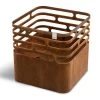 Höfats Cube Vuurkorf - Bruin -Professionele winterwarmtewinkel hofats cube vuurkorf 1
