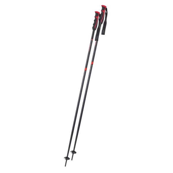 Komperdell Booster Speed Aluminium Skistokken - Zwart/rood