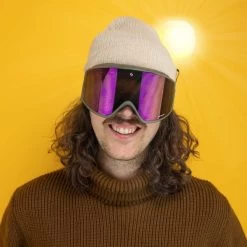 Sinner Sin Valley Skibril - Mat Mosgroen - Rode + Roze Lens -Professionele winterwarmtewinkel kopie van sun cat3