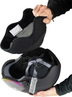 Sinner Titan Visor Skihelm Met Vizier - Zwart - Blauwe Lens 19 Sinner Titan Visor Skihelm Met Vizier - Zwart - Blauwe Lens -Professionele winterwarmtewinkel sinner titan visor 5 trim