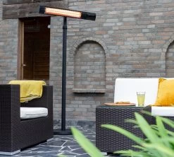 Sunred Heater Royal Diamond Dark Standing 2500 Terrasverwarmer -Professionele winterwarmtewinkel sunred heater royal diamond dark standing 2500