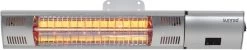 Sunred Heater Royal Diamond Wall 2000 Terrasverwarmer - Grijs -Professionele winterwarmtewinkel sunred heater royal diamond silver wall 2000 terrasverwarmer 3