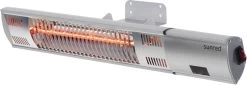 Sunred Heater Royal Diamond Wall 2000 Terrasverwarmer - Grijs -Professionele winterwarmtewinkel sunred heater royal diamond silver wall 2000 terrasverwarmer 4